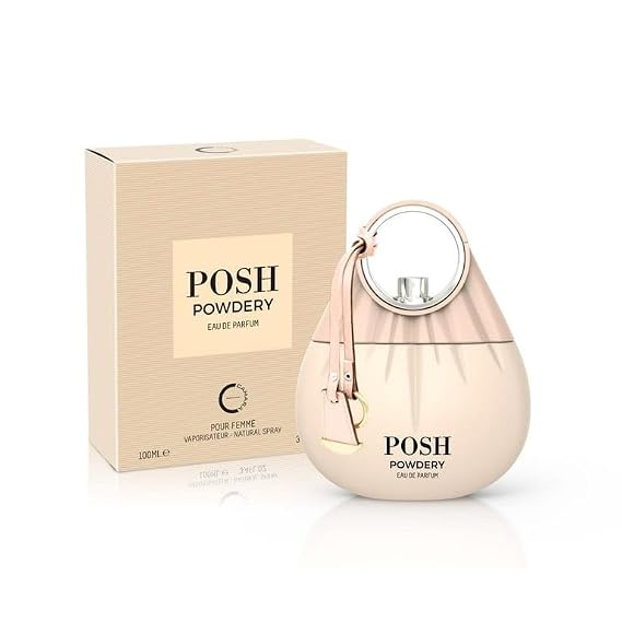 Posh Powdery Eau de Parfum, Pour Femme Natural Spray, 100mL