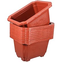 10pcs Thickened Fruit Tree Flower Pot Bonsai Pot Planters for Home Office Garden Decor
