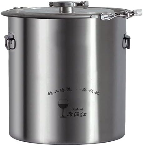 Stainless Steel Fermenter Conical Home Brewing Fermentation Tank (304, 12L)