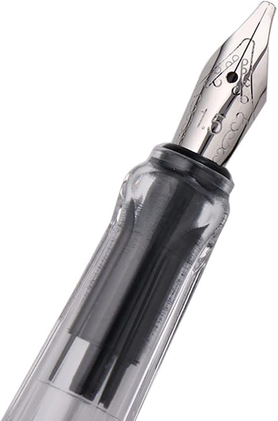 Duckbill Pen Gothic Parallel Calligraphy Art Flat Tip Letter Pen Tibetan Arabic Fountain Flower Body Art WritinOffice Supplies(1.5mm)