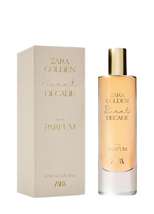 Zara Golden Sweet Decade Perfume for Women Eau de Parfum 80ml (2.72 fl oz) Warm & Rich Fragrance with Tonka & Praline Seductive & Long-Lasting Scent