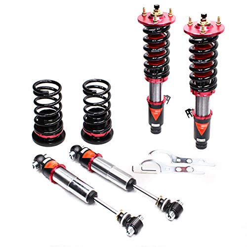 Godspeed MMX3080-A MAXX Coilovers Lowering Kit, 40 Levels Damping, Adjustable, compatible with Mazda 6 GA 2003-2008 all trims