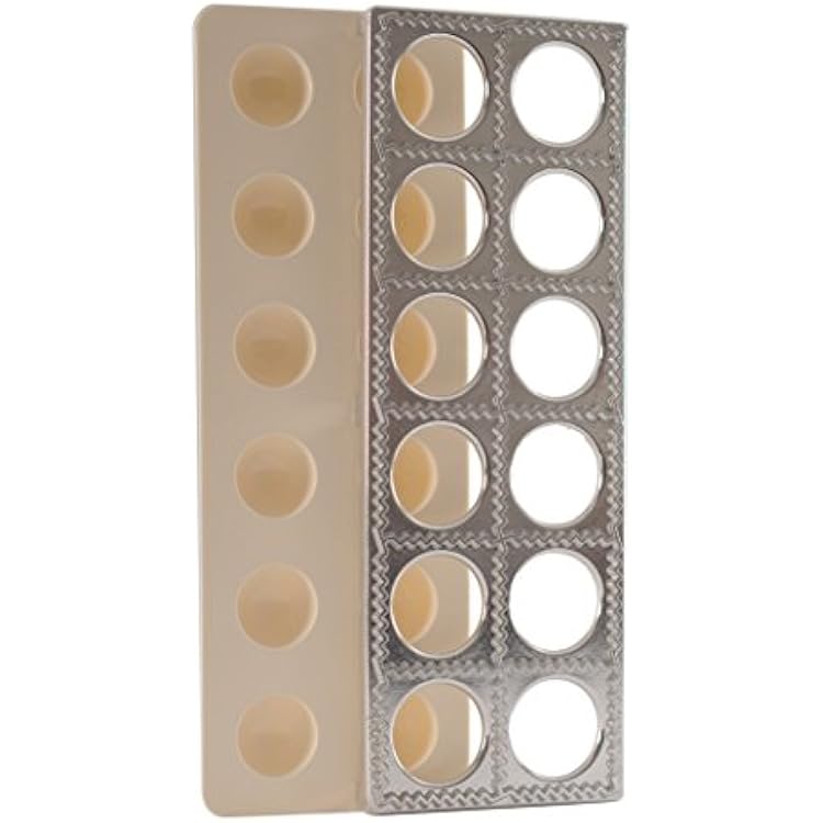 Norpro Ravioli Maker With Press 12 Inches, Metallic