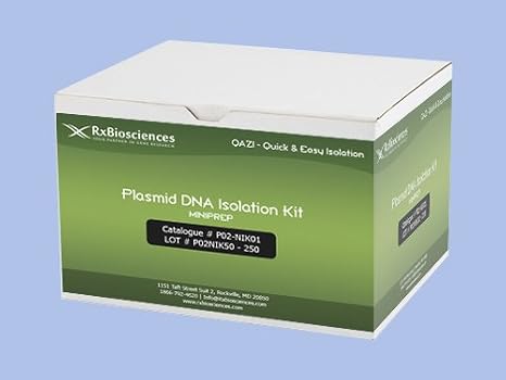 QAZIPlasmid DNA Isolation Kit, MINIPREP 250Prep, P02-NIK01-250