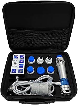 Portable 3621 Electromagnetic Shock Wave Therapy Machine Pain Relief Body Relax Massager, White, 200mm x 145mm x 65mm