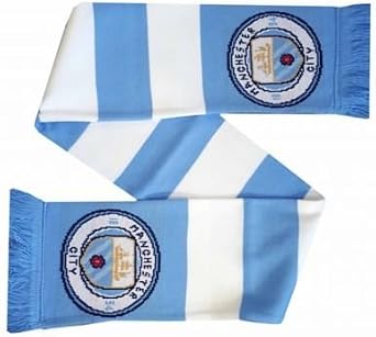 Manchester City Official Crest Bar Scarf