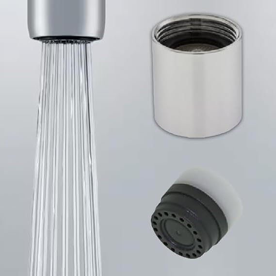 Neoperl Tom Thumb Spray Small Size Faucet Aerator PCA Perlator Low Flow Stream Male/Female Bathroom Housing/Washer/Insert (Brown 0.35 Female)