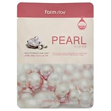 Farmstay Visible Difference Sheet Mask - Korean Skin Care Mask - With Pearl Extract to Clear Skin - 10 Piece Set - Pearl - 1 pc