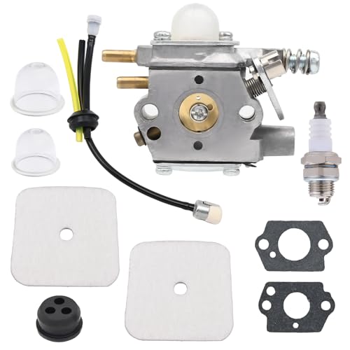 SRM2400 Carburetor with Filter for Echo GT-2400 SRM-2400 SRM-2410 PE-2400 PPT-2400 PP-1250 SRS-2400 TT-24 SHC-2401 HCA-2400 Trimmer Replace WT-424 12300052133