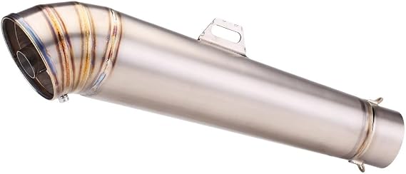 Motorcycle Exhaust Pipe Muffler For GSR750 650 For NINJA400 For Voge 300RR Universal 51MM Motorcycle Exhaust Pipe Silencer Pipe Titanium Alloy GP Exhaust Muffler
