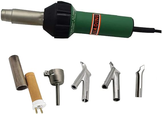 110V 1600W Plastic Welding Gun Hot Air Torch Heat Gun Welder PVC Vinyl Floor PP PE Water Tank Geomembrane Welding Machine Tool Kit