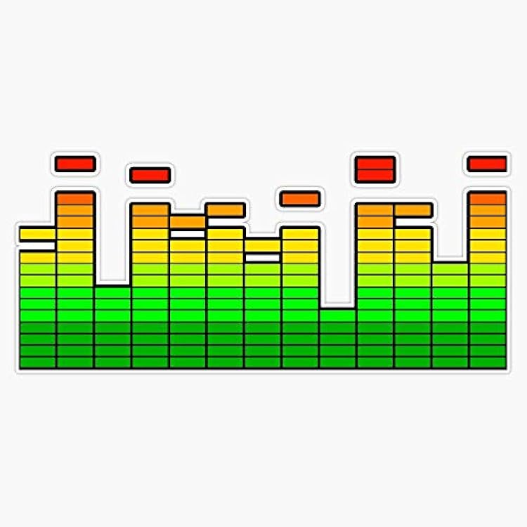 Dj Music Beat Equalizer Vinyl Waterproof Sticker Decal Car Laptop Wall Window Bumper Sticker 5