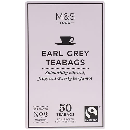 Marks and Spencer Earl Grey 50 Teabags 125g