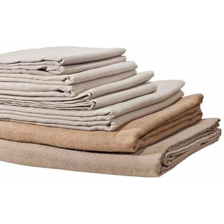 SoHo Urban Artist Professional Unprimed Linen Canvas for Artists, 67 in x 6 Yard, 12.7 oz Smooth Texture, Museum Quality, #42 Un-Stretched Canvas Blanket for Painting, Suitable for Large Works