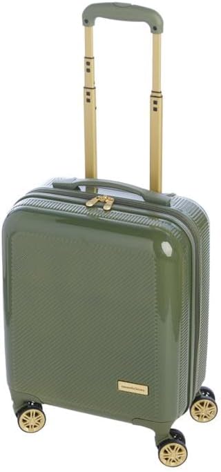Samantha Brown 16"" Hardside Mini Spinner travel luggage, Olive Green