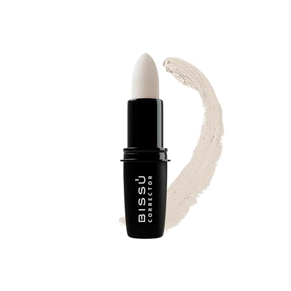 Bissu Stick Correcting Concealer - 15 Versatil Shades, Natural Finish, Contouring, Highlighting, Easy Application, 4,7 grms (White, Stick)
