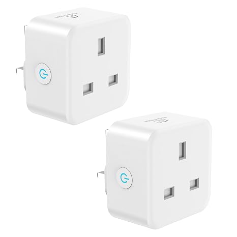 EIGHTREE Smart Plug with Energy Monitoring, 2.4 GHz Only WiFi Plug 2-Pack