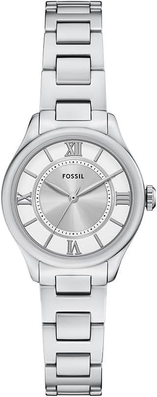 Fossil Gilmore Watch for Women, Quartz Three Hand Movement with Stainless Steel or Leather Strap