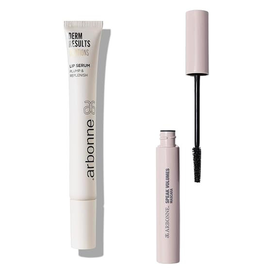 Arbonne DermResults Solutions Lip Serum with Speaks Volume Mascara