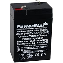6V 5AH Lead Acid Battery - Sealed - High Rate