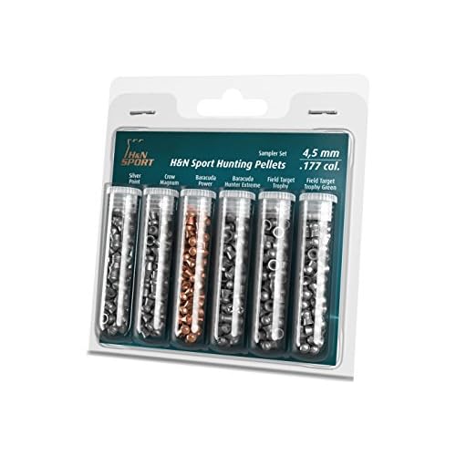 H&N Sport H&N Hunting Sampler, 6 Different Pellets .177 CaliberAssorted Grains 215 Count