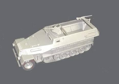 Armies in Plastic Classic Toy Soldiers Hanomag WWII German Truck 1:32-1:35 Scale, Gray, Portable, Weather Resistant, Boys Aged 6-12, Unisex
