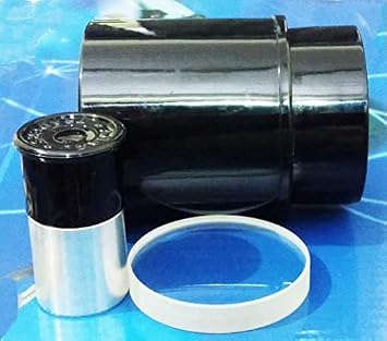 Telescope Making kit 87x Zoom, 50mm achromat Doublet Lens,8mm Eyepiece,50mm Lens Holder