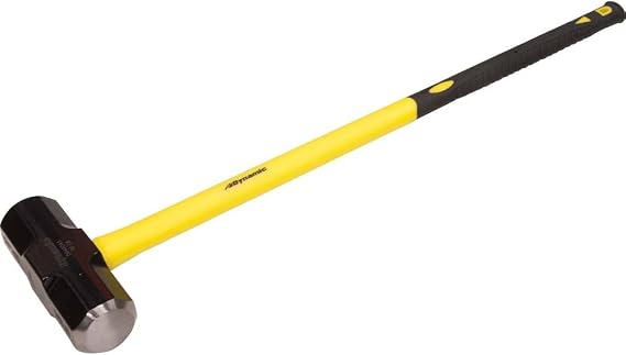 Dynamic Tools D041045 Sledge Hammer with Fiberglass Handle, 16 lb