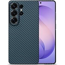 Slim Aramid Fiber Case for Samsung Galaxy S26 Ultra, Camera Full Cover Protection (Blue, S26 Ultra)