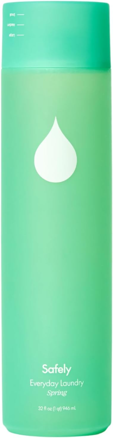 Plant-Based Laundry Detergent Liquid 40 Loads, Enzyme Formula, Color-Safe | Powerful eco-friendly stain removal with biodegradable enzymes for vibrant, fresh-smelling clothes every wash.