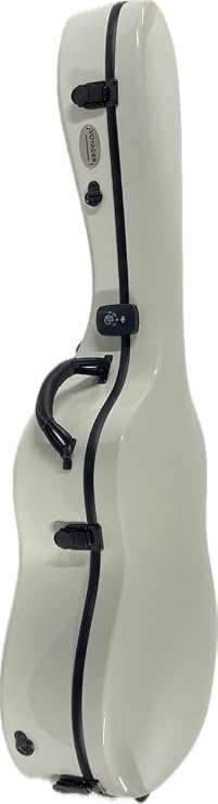 TKL VoyagerTM OptiX Series 14-Fret Dreadnought Carbon Fiber Case Pearl Glacier WhiteTM (Compatible w/C.F. Martin, Collings, Bourgeois)