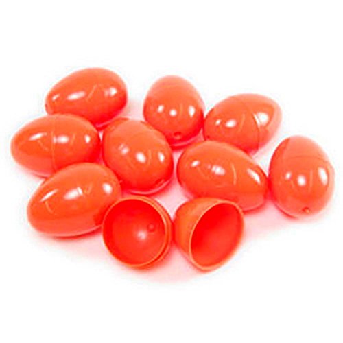 50 Orange Empty Easter Eggs Vending, Crafts, Etc.