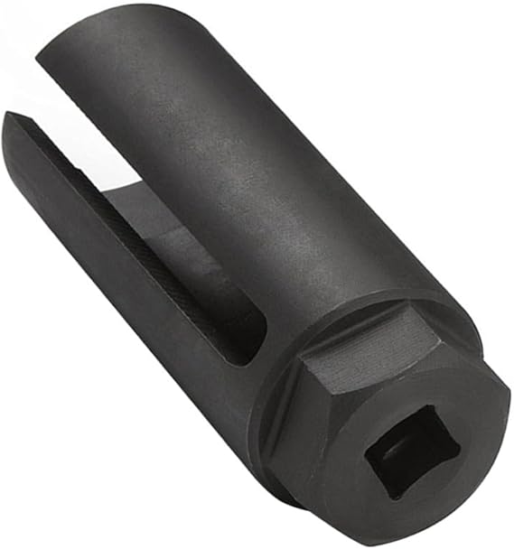Oxygen Sensor Socket with Side Wire Cutout 3/8-Inch Drive by 7/8-Inch fits All Vehicle O2 Removal and Installation Offset Oxygen Sensor Socket(22mm)