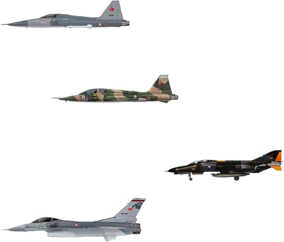 PM Model MODEL MODEL SET TUAF FIGHTERS (F-5A, F-5B, F-4, F-16)