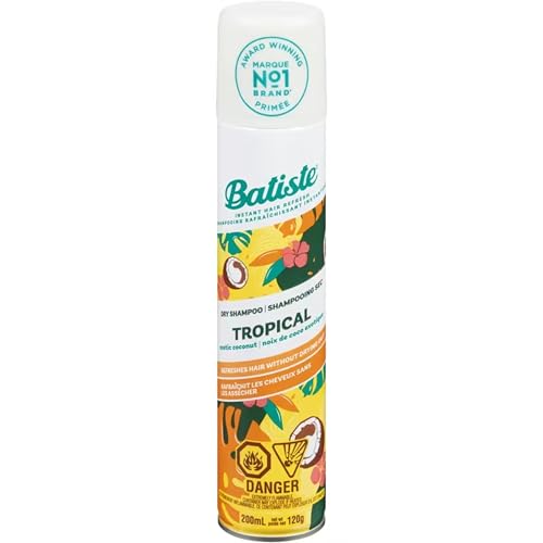 Batiste Dry Shampoo, Tropical, 6.73 Ounce Packaging May Vary