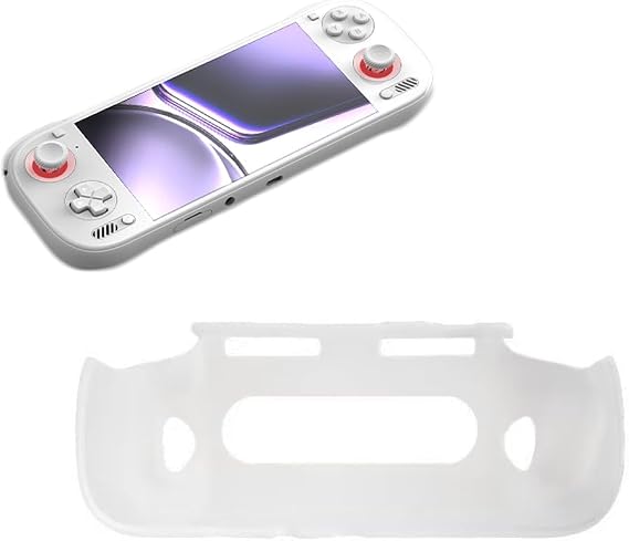 TPU Shell Grip Case for AYN odin 3 Handheld Console,Full Protection Protective Cover For AYN odin 3 Game Console Accessories Transparent, anti-slip Grip Sleeve