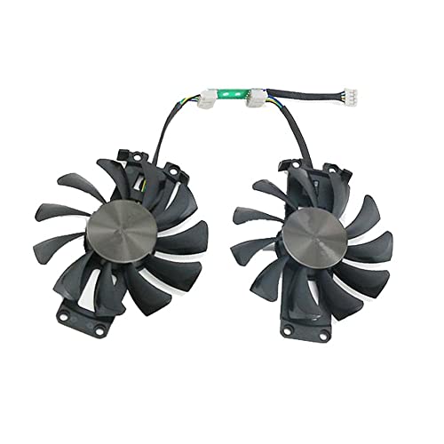 GA81S2U 75mm Graphics Card Cooling Fan Replacement for ZOTAC GTX 960 PCI-EDC Quiet Cooler Fan 1 Pair