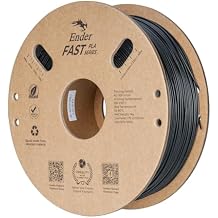 Creality 3D Printer Filament, 3D Printing Filament Tougher and Stronger, Accuracy +/- 0.02mm, 1kg, Fast Black