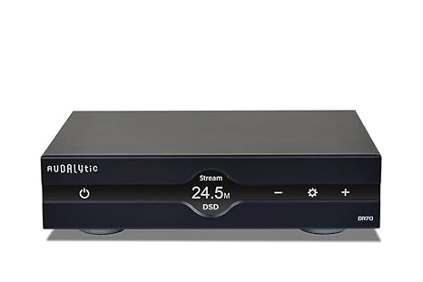 Gustard Audalytic DR70n R2R Network Streaming Desktop DAC with Remote Control (Black)