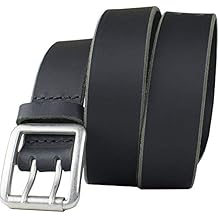 Ridgeline Trail Belt - Full Grain Leather Belt with Certified Nickel Free Double Pin Buckle