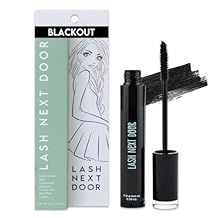 Lash Next Door Water Resistant Mascara Black Volume and Length - No Clump Volumizing Mascara for Thickening and Lengthening - Smudge Proof Lashes by Brooklyn and Bailey (1 Pack)
