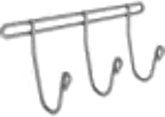HOLMAN J Hook (3 Prong) Shelf Accessories Grey