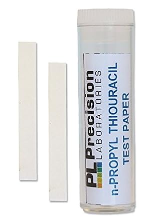 EISCO N-Propylthiouracil Test Paper for Genetic Taste Testing, 100 Strips - Eisco Labs