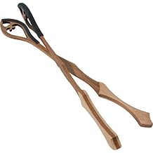 Roosebeck Dulcimer Hammers Walnut Hearts Leather Padded - Pair