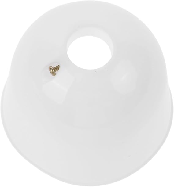White Plastic Fan Bottom Canopy for Ceiling Fan Dust Cover
