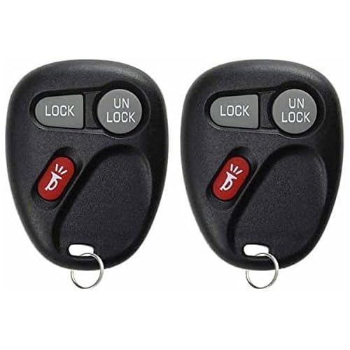 Keyless Option Replacement 3 Button Keyless Entry Remote Control Key Fob 2pcs