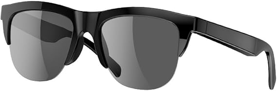 Translator Smart Glasses - 137 Languages Translation Device, Fingerprint Touch Control, TR90 PC UV400 Open Directional Bluetooth Translator Glasses with Dual Mic for Travel
