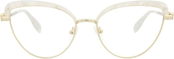 Alexander McQueen Cat Eye Optical Frames Gold Gold Transparent Luxury Eyewear Made In Italy Metal Frame Designer Fashion for Everyday Luxury