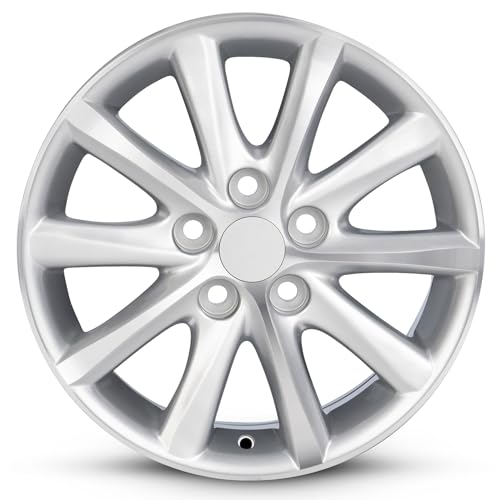 For 11-19 Toyota Prius 16 Inch Machined Silver Aluminum Rim - OE Direct Replacement - Road Ready Car Wheel