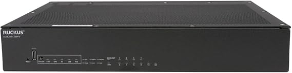 Ruckus ICX8200-C08PFV 8-Port Gigabit PoE+ Switch, 2X 10G SFP+ Uplinks, 124W PoE, Layer 2/3 Managed, Fanless, 32K MAC, 4GB RAM, Rack/Desktop, Cloud Care Pre-Configured Bundle Eligible
